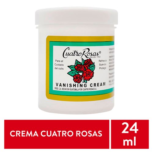 Crema Marca Vanish Cuatro Rosas - 24ml