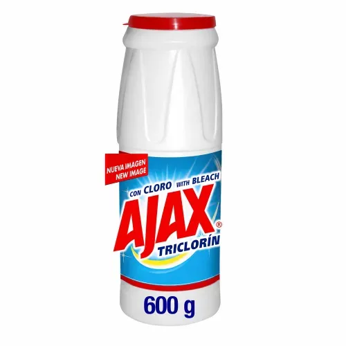 Limpiador Multiusos Ajax Triclorín con Cloro en Polvo - 600 g