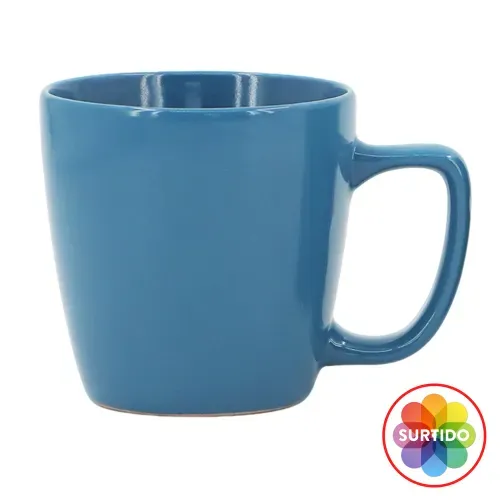 Taza marca Haus de cerámica tipo gres -12oz