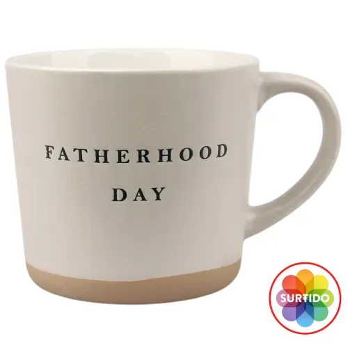 Taza MainStays Color blanco con café - 450 ml
