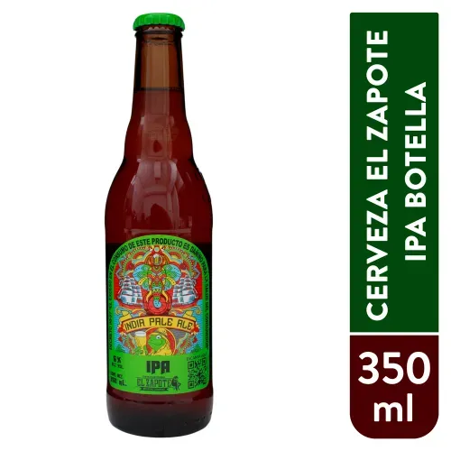 Cerveza artesanal El Zapote india pale ale - 350 ml