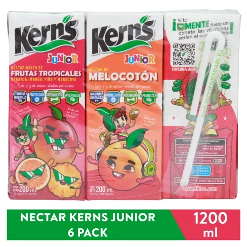 Nectar Kerns, Junior 6 Pack - 200ml