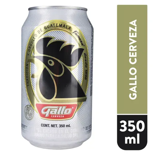 Cerveza Gallo Lata - 350 ml