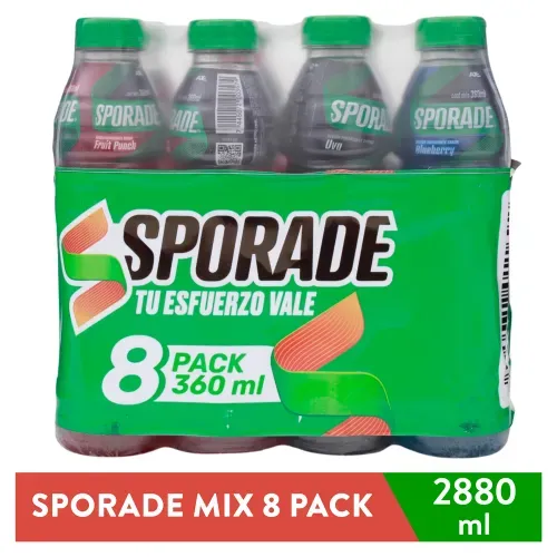 Sporade 8pack Mix 2880 Ml