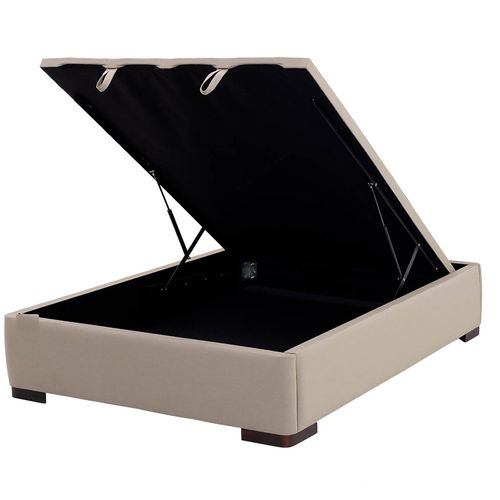 Olympia Base Abatible Matrimonial Beige