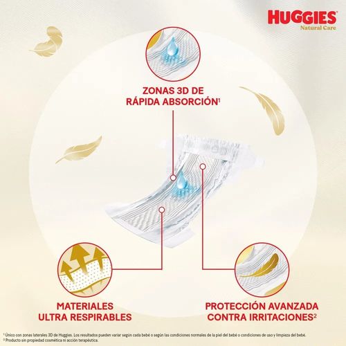 Pañales Huggies Natural Care Etapa 5/XXG - 100 Unidades