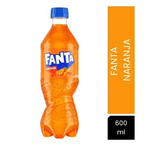 Gaseosa Fanta naranja - 600 ml