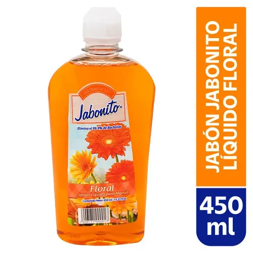 Jabón Líquido Jabonito Aroma Floral - 450ml