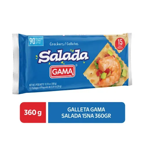 Galleta Gama Salada 15 Uds - 360 g