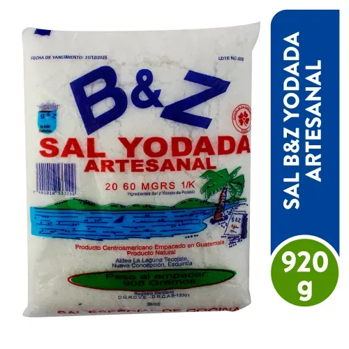 Sal B&Z Yodada Artesanal - 920 g