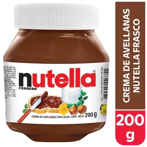 Crema Nutella de avellanas frasco - 200 g