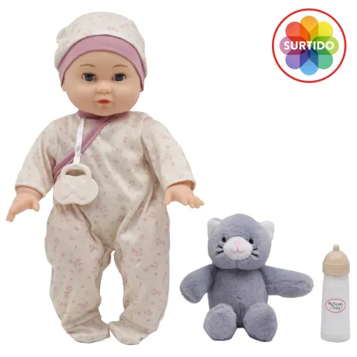Bebe Con Oso De Peluche