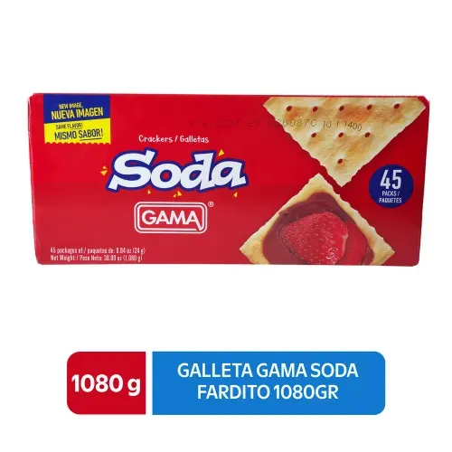 Galleta Gama soda 45 pack - 1080 g