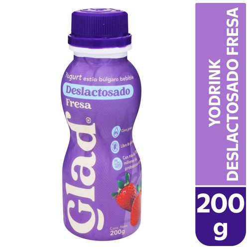 Yodrink Deslactosado Fresa - 200 g