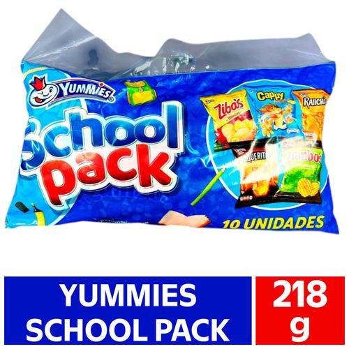 Yummies School Pack 218 Gr