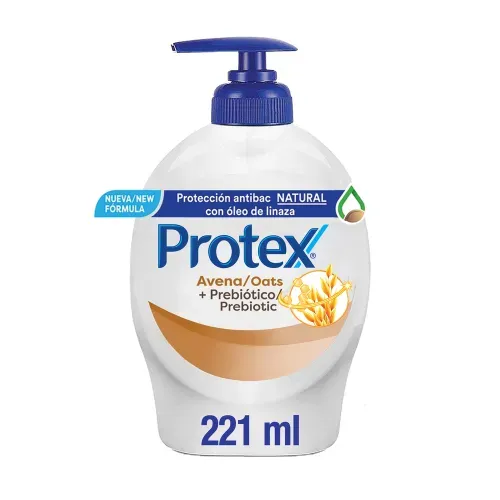 Jabón Liquido Antibacterial  Protex Avena con Prebiótico - 221ml