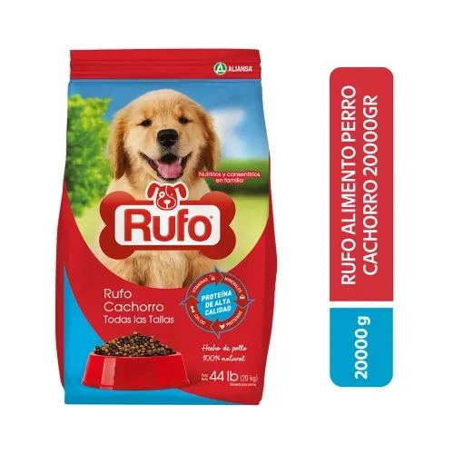 Alimento Rufo Perro Cachorro Todas las Tallas - 44 lb
