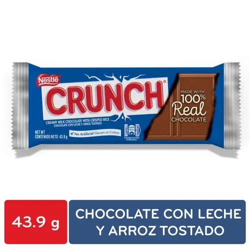 Chocolate Crunch Tableta Con Leche Y Arroz Tostado - 43.9 g