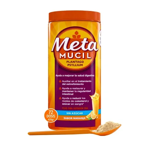 Polvo Soluble Metamucil Regular Sabor Naranja - 425 g