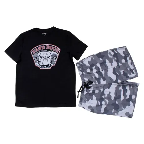 Set Pijama Short Pets Caballero
