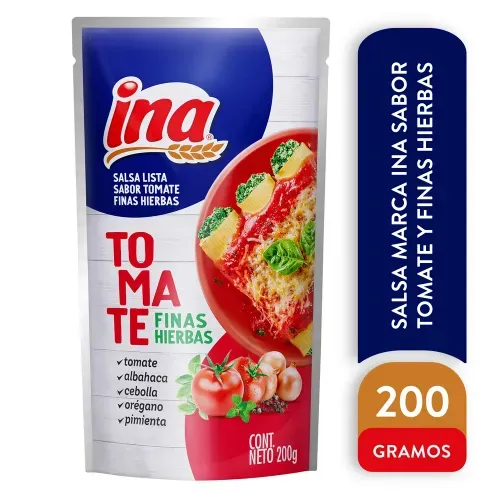 Salsa Ina tomate y finas hierbas - 200 g