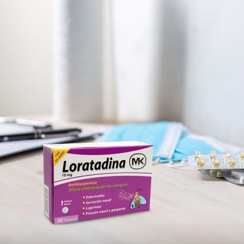 Loratadina Mk 10 Mg X 32 Tabletas - Precio Indicado por Unidad -