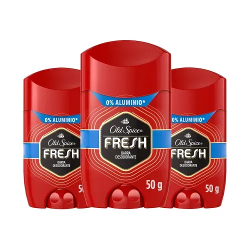 Barra Desodorante Old Spice Fresh 3 Uds - 50 g c/u
