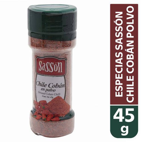 Especias Sasson Chile Coban Polvo - 45 g