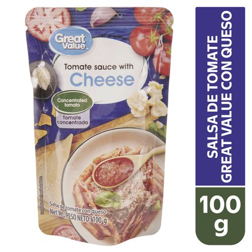 Salsa De Tomate Gv Con Queso 100g