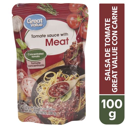 Salsa De Tomate Gv Con Carne 100g
