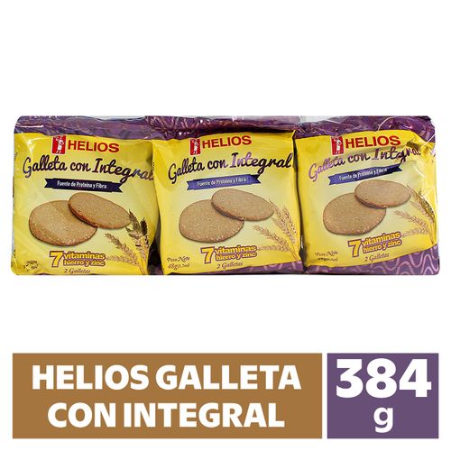 Galleta Helios Con Integral - 384 g
