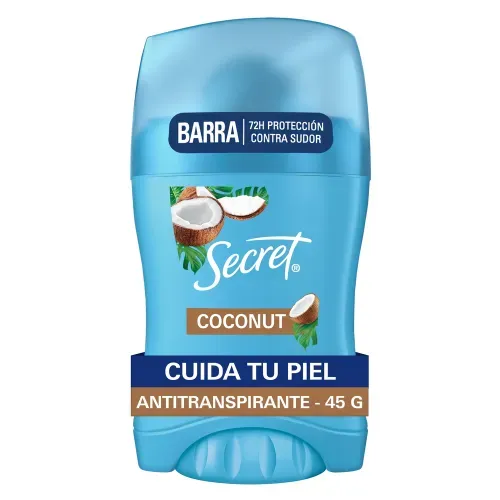 Barra Invisible Antitranspirante Secret Coconut - 45 g