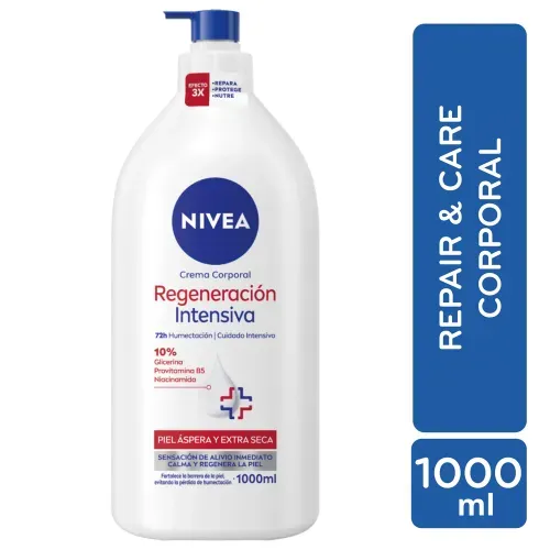 Crema Nivea Corporal Reparación Care - 1000 ml