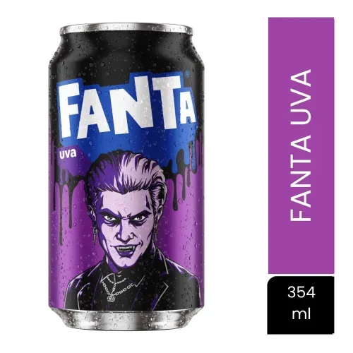 Gaseosa Fanta Uva Lata - 354 ml