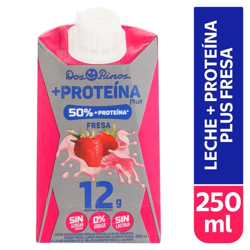 Bebida Saborizada Dos Pinos Proteína Fresa - 250 g