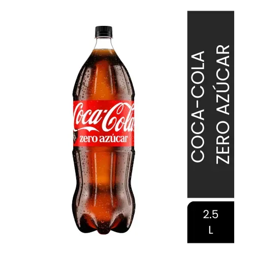 Gaseosa Coca-Cola Zero Azúcar Pet - 2.5 L