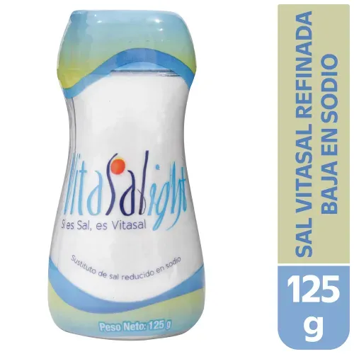 Sal Vitasal Refinada Baja En Sodio - 125 g