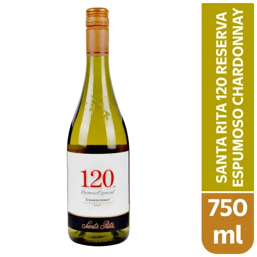 Vino Blanco Santa Rita 120 Chardonnay -750ml