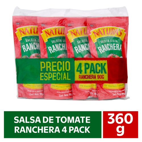 Pack Salsa Tomate Naturas 360g