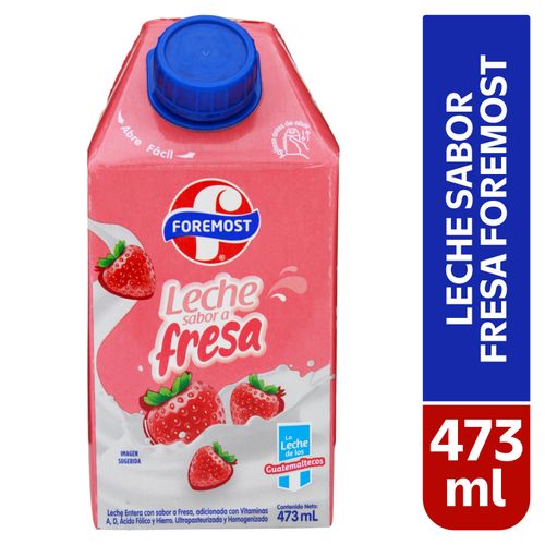 Bebida saborizada Foremost Sabor fresa  - 473ml
