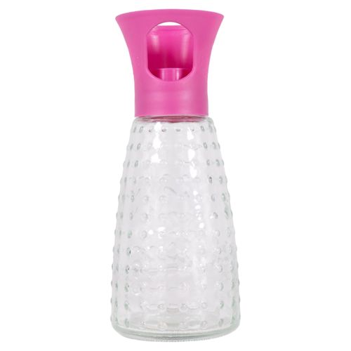 Botella de vidrio con spray para aceite