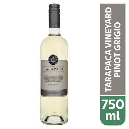 Vino Blanco Tarapacá Pinot Grigio - 750 ml