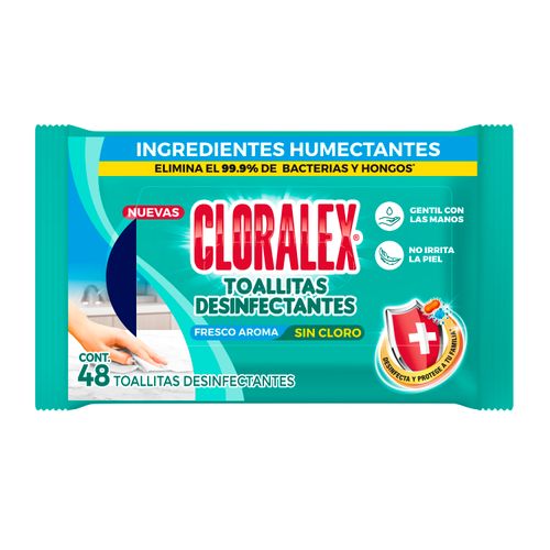 Toallitas Desinfectantes Cloralex 48 Uds