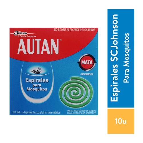 Repelente Autan Espiral 10Un 120Gr