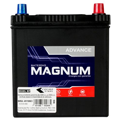 Bat Auto Magnum Advance 360Cca 10 Placas