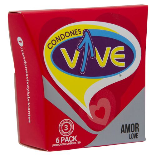 Vive Preservativo Amor 6 Pack