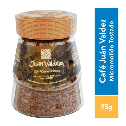 Cafe Juan Valdez Soluble Micromolido Tostado - 95gr