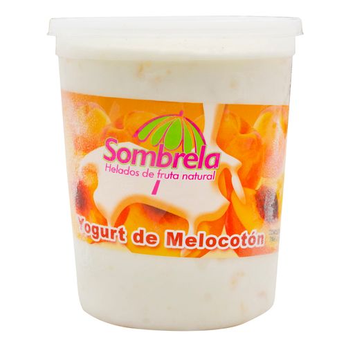 Helado Sombrela Melocoton - 1000ml