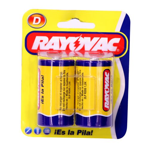 Batería Rayovac Zinc Carbon AA 7Lpb - 4 Unidades