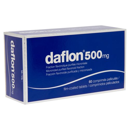 Daflon 500 Mg Unidad - Caja 60 Comprimidos - Precio Indicado Por Cada Comprimido